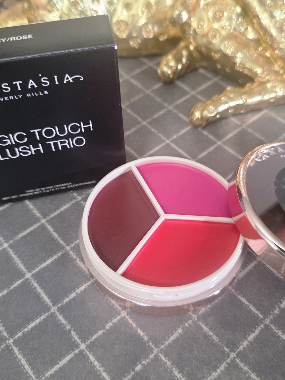 Anastasia Magic Touch Blush Trio — Berry Rose
